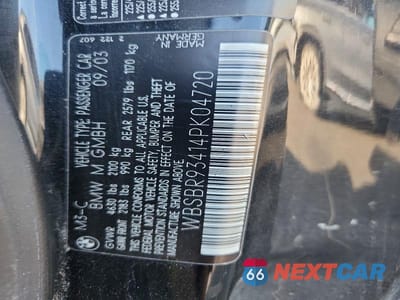 Zdjęcie 12 z 12 samochodu: 2004 BMW M3 VIN:WBSBR93414PK04720 - miniatura