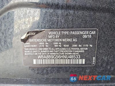 Zdjęcie 12 z 12 samochodu: 2017 BMW 330 I VIN:WBA8B9G56HNU48533 - miniatura