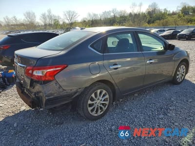 Trzecie zdjęcie samochodu z tyłu: 2018 NISSAN SENTRA SV VIN:3N1AB7AP0JL633124 - miniatura