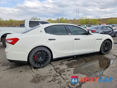 Trzecie zdjęcie samochodu z tyłu: 2017 MASERATI GHIBLI S VIN:ZAM57RTA0H1227684 - miniatura