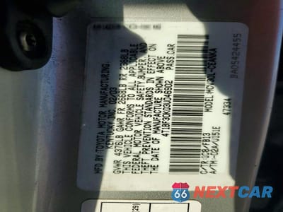 Zdjęcie 12 z 12 samochodu: 2003 TOYOTA CAMRY LE V6 VIN:4T1BF30K03U046902 - miniatura