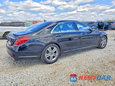 Trzecie zdjęcie samochodu z tyłu: 2019 MERCEDES-BENZ S 450 4MATIC VIN:WDDUG6EB8KA481984 - miniatura