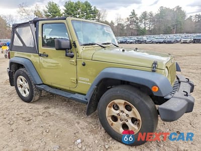 Czwarte zdjęcie samochodu z boku: 2013 JEEP WRANGLER SPORT VIN:1C4AJWAG7DL576494 - miniatura