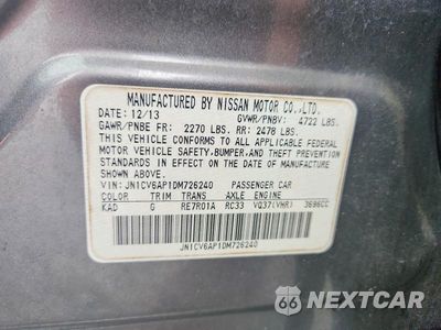 Zdjęcie 13 z 13 samochodu: 2013 INFINITI G37 SEDAN JOURNEY VIN:JN1CV6AP1DM726240 - miniatura