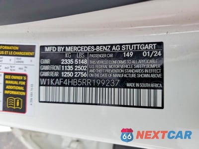 Zdjęcie 13 z 13 samochodu: 2024 MERCEDES-BENZ C 300 4MATIC VIN:W1KAF4HB5RR199237 - miniatura