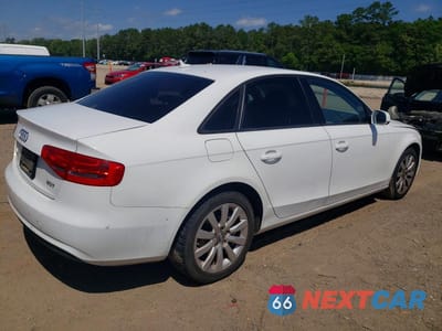Trzecie zdjęcie samochodu z tyłu: 2013 AUDI A4 PREMIUM VIN:WAUAFAFL2DN016040 - miniatura