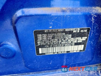 Zdjęcie 12 z 12 samochodu: 2015 SUBARU WRX PREMIUM VIN:JF1VA1D69F9800278 - miniatura