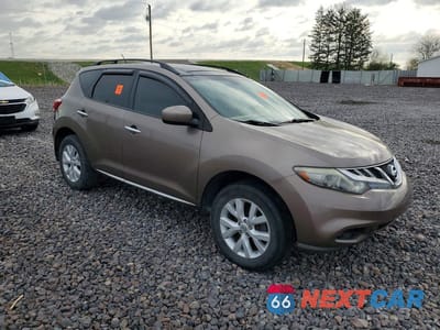 Czwarte zdjęcie samochodu z boku: 2012 NISSAN MURANO S VIN:JN8AZ1MW6CW224944 - miniatura