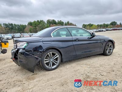 Trzecie zdjęcie samochodu z tyłu: 2018 BMW 430XI VIN:WBA4Z3C54JEC47820 - miniatura