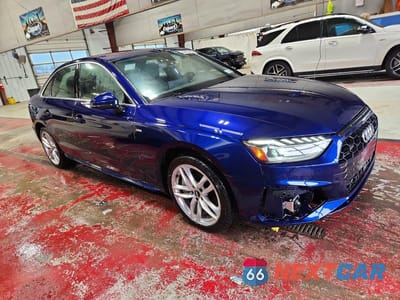 Czwarte zdjęcie samochodu z boku: 2020 AUDI A4 PREMIUM PLUS VIN:WAUENAF48LN010688 - miniatura