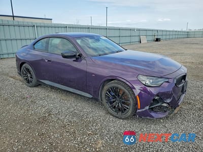 Czwarte zdjęcie samochodu z boku: 2022 BMW M240XI VIN:3MW53CM04N8C51400 - miniatura