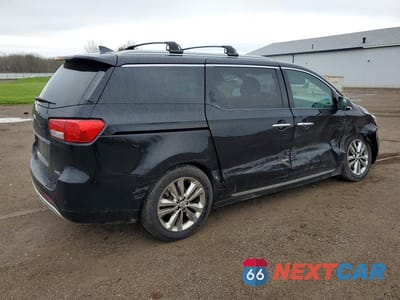 Trzecie zdjęcie samochodu z tyłu: 2018 KIA SEDONA SXL VIN:KNDME5C16J6373935 - miniatura