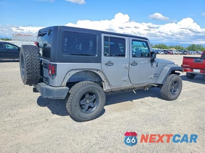 Trzecie zdjęcie samochodu z tyłu: 2014 JEEP WRANGLER UNLIMITED SPORT VIN:1C4BJWDG9EL260578 - miniatura