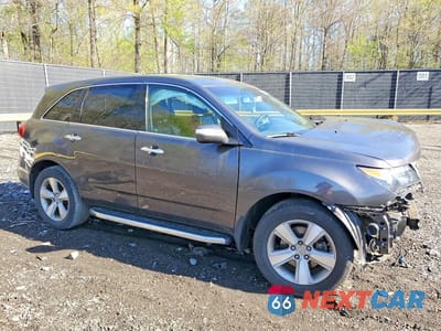 Czwarte zdjęcie samochodu z boku: 2011 ACURA MDX VIN:2HNYD2H22BH500971 - miniatura