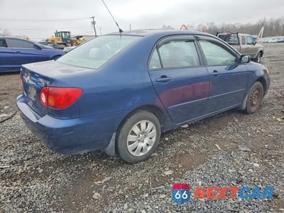 Trzecie zdjęcie samochodu z tyłu: 2003 TOYOTA COROLLA LE VIN:2T1BR32E83C081350 - miniatura