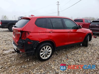 Trzecie zdjęcie samochodu z tyłu: 2015 BMW X3 XDRIVE28I VIN:5UXWX9C51F0D45209 - miniatura