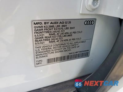 Zdjęcie 12 z 12 samochodu: 2025 AUDI Q7 PREMIUM PLUS VIN:WA1LVBF73SD025494 - miniatura
