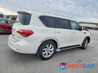 Trzecie zdjęcie samochodu z tyłu: 2014 INFINITI QX80 BASE VIN:JN8AZ2NF9E9552915 - miniatura
