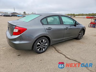 Trzecie zdjęcie samochodu z tyłu: 2012 HONDA CIVIC LX VIN:19XFB2F53CE310514 - miniatura