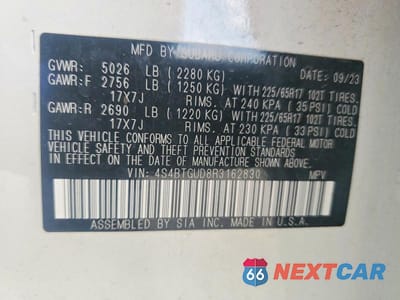 Zdjęcie 14 z 14 samochodu: 2024 SUBARU OUTBACK WILDERNESS VIN:4S4BTGUD8R3162830 - miniatura