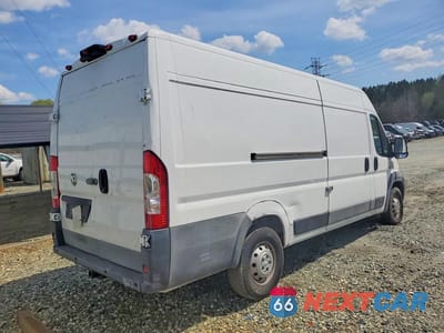 Trzecie zdjęcie samochodu z tyłu: 2016 RAM PROMASTER 3500 DELIVERY VAN VIN:3C6URVJDXGE135839 - miniatura