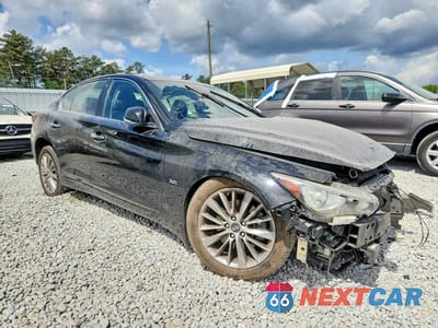 Czwarte zdjęcie samochodu z boku: 2019 INFINITI Q50 3.0T LUXE VIN:JN1EV7AR4KM550717 - miniatura