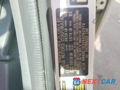 Zdjęcie 12 z 12 samochodu: 2006 KIA RIO 5 VIN:KNADE163066082972 - miniatura