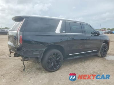 Trzecie zdjęcie samochodu z tyłu: 2022 CADILLAC ESCALADE ESV LUXURY VIN:1GYS3JKL2NR330958 - miniatura