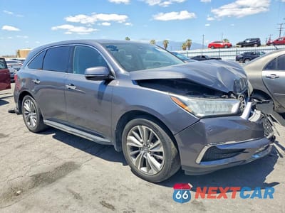 Czwarte zdjęcie samochodu z boku: 2017 ACURA MDX TECHNOLOGY VIN:5FRYD4H52HB026593 - miniatura
