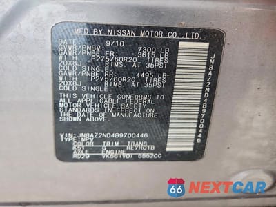Zdjęcie 13 z 13 samochodu: 2011 INFINITI QX56 BASE VIN:JN8AZ2ND4B9700446 - miniatura