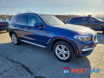 Czwarte zdjęcie samochodu z boku: 2019 BMW X3 XDRIVE30I VIN:5UXTR9C51KLE11800 - miniatura