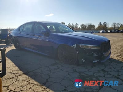 Czwarte zdjęcie samochodu z boku: 2021 BMW 750 XI VIN:WBA7U2C07MCE93142 - miniatura