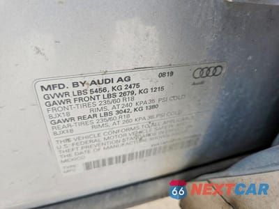 Zdjęcie 12 z 12 samochodu: 2020 AUDI Q5 PREMIUM VIN:WA1ANAFY5L2009983 - miniatura