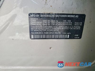 Zdjęcie 13 z 13 samochodu: 2014 BMW X5 XDRIVE35I VIN:5UXKR0C59E0H23926 - miniatura