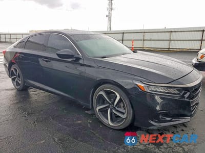 Czwarte zdjęcie samochodu z boku: 2022 HONDA ACCORD SPORT SE VIN:1HGCV1F43NA111689 - miniatura