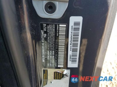 Zdjęcie 12 z 12 samochodu: 2012 MERCEDES-BENZ E 550 VIN:WDDKJ7DB1CF159398 - miniatura