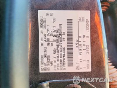 Zdjęcie 13 z 13 samochodu: 2020 FORD F150XL/XLT VIN:1FTEW1CP1LKD09097 - miniatura