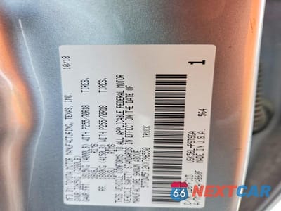 Zdjęcie 13 z 13 samochodu: 2019 TOYOTA TUNDRA CREWMAX SR5 VIN:5TFDW5F12KX796550 - miniatura
