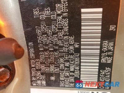 Zdjęcie 14 z 14 samochodu: 2007 TOYOTA 4RUNNER SR5 VIN:JTEBU14R778088743 - miniatura