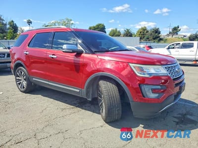 Czwarte zdjęcie samochodu z boku: 2017 FORD EXPLORER PLATINUM VIN:1FM5K8HT8HGC66281 - miniatura