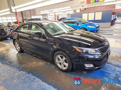 Czwarte zdjęcie samochodu z boku: 2014 KIA OPTIMA LX VIN:5XXGM4A73EG347365 - miniatura