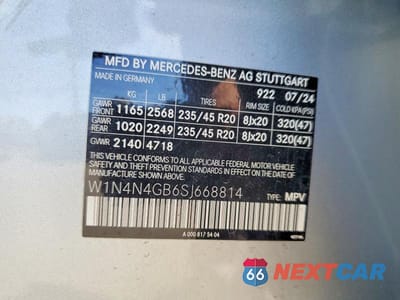 Zdjęcie 13 z 13 samochodu: 2025 MERCEDES-BENZ GLA 250 VIN:W1N4N4GB6SJ668814 - miniatura