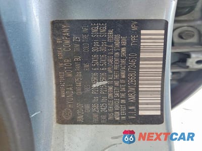 Zdjęcie 13 z 13 samochodu: 2008 HYUNDAI TUCSON GLS VIN:KM8JM12B68U734610 - miniatura