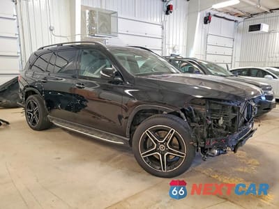 Czwarte zdjęcie samochodu z boku: 2024 MERCEDES-BENZ GLS 450 4MATIC VIN:4JGFF5KE4RB048564 - miniatura