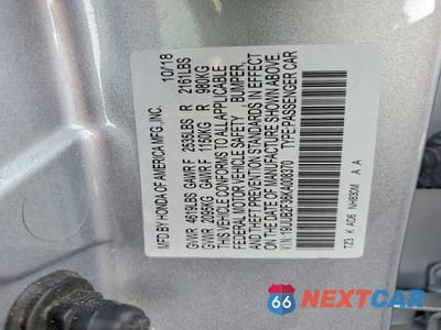 Zdjęcie 12 z 12 samochodu: 2019 ACURA TLX VIN:19UUB2F36KA008370 - miniatura