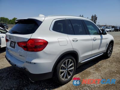 Trzecie zdjęcie samochodu z tyłu: 2019 BMW X3 SDRIVE30I VIN:5UXTR7C59KLR48318 - miniatura