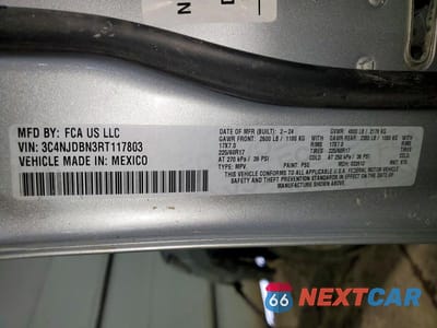 Zdjęcie 13 z 13 samochodu: 2024 JEEP COMPASS LATITUDE VIN:3C4NJDBN3RT117803 - miniatura