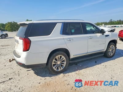 Trzecie zdjęcie samochodu z tyłu: 2022 GMC YUKON SLT VIN:1GKS1BKD9NR209908 - miniatura
