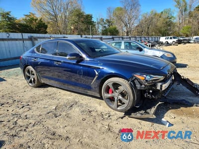 Czwarte zdjęcie samochodu z boku: 2020 GENESIS G70 3.3T VIN:KMTG34LEXLU058135 - miniatura