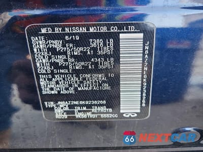 Zdjęcie 14 z 14 samochodu: 2019 INFINITI QX80 LUXE VIN:JN8AZ2NE6K9238268 - miniatura